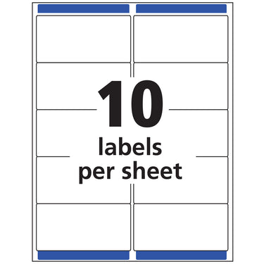Avery Printable Shipping Labels with Sure Feed, 2